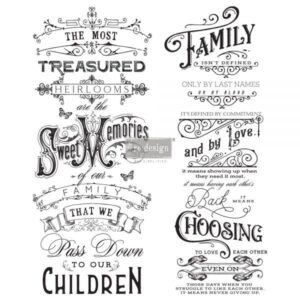 Redesign - Decor Transfer - Family Heirlooms