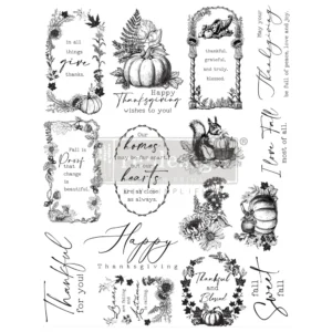 Redesign - Decor Clear Stamp - Fall Sweet Fall